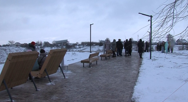 На Бастановой горе появился сквер