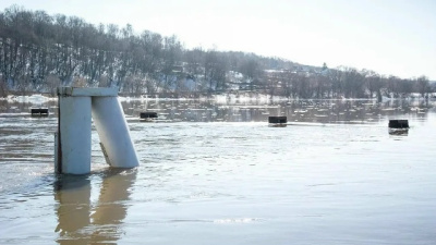 В Озёрах на время половодья организуют переправу через Оку