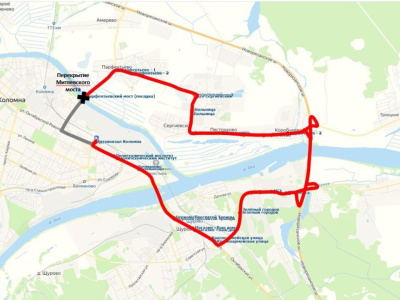 В Коломне изменился маршрут автобуса № 44