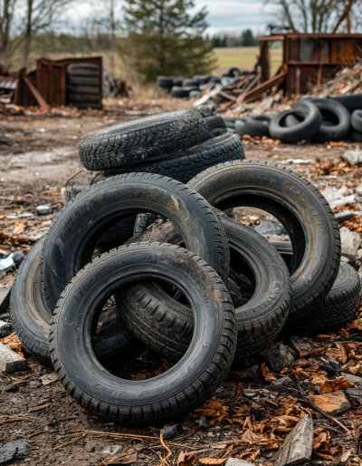 Как не получить штраф за покрышки на помойке 
