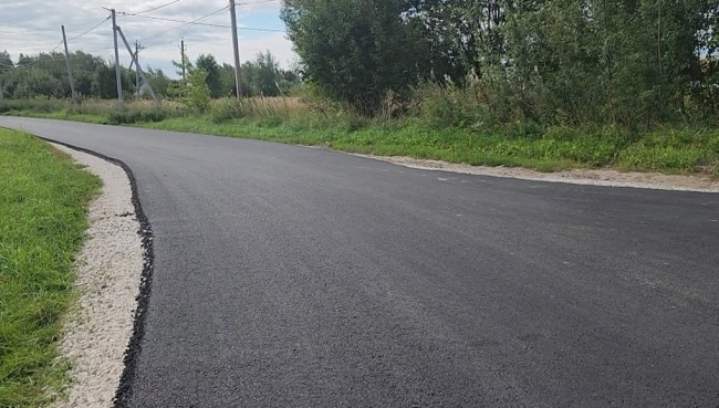 В Луховицах завершается капремонт проблемной дороги