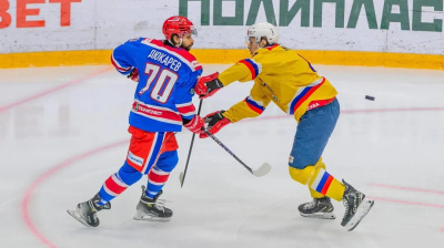 "Химик" одержал победу над "Академией Михайлова" на матче регулярного чемпионата ВХЛ