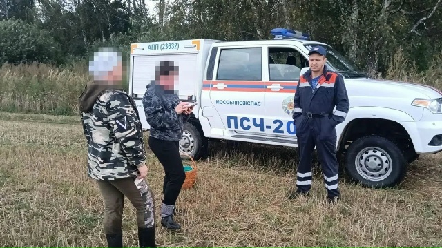 Спасатели нашли четырёх заблудившихся в лесу жителей Коломны