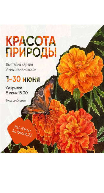 Выставка картин "Красота природы"