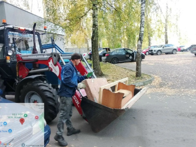 ДГХ постоянно избавляется от крупногабаритного мусора