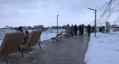 На Бастановой горе появился сквер