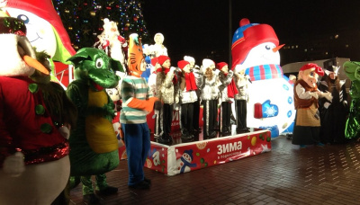 В Коломне и Озёрах засияли ёлки