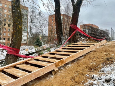 Лестничные марши в Егорьевске ждут ремонта 