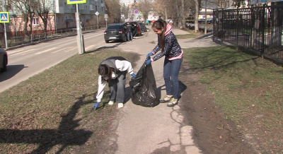 В Луховицах в минувшие выходные прошёл субботник