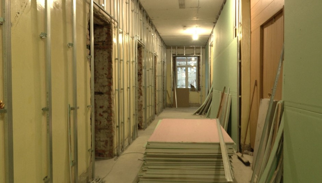 В школе имени Алябьева идёт капремонт