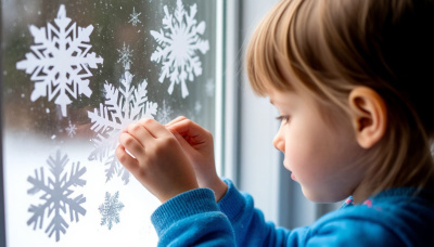 Конкурс новогоднего оформления окон в Луховицах 