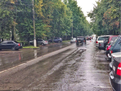 Крайне дождливая ночь выдалась в Коломне