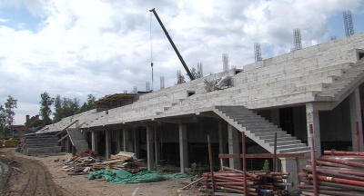 Продолжается реконструкция "Спартака"