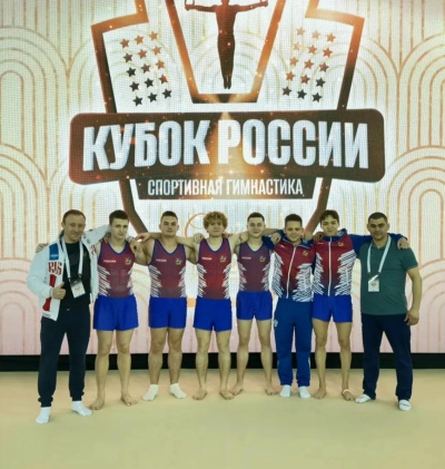 Коломенец в составе сборной Подмосковья принял участие в Кубке России по спортивной гимнастике