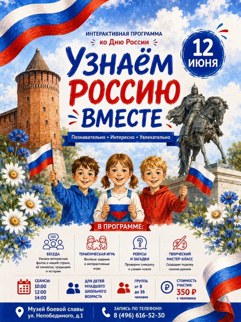 Праздничная интерактивная программа ко Дню России