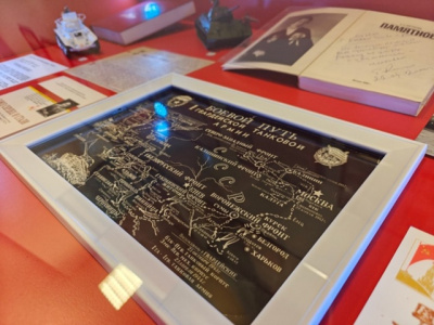 В Музее боевой славы работает выставка с семейными реликвиями Катуковых