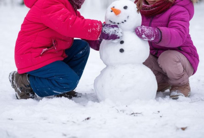 Зимние забавы в Белоомуте 