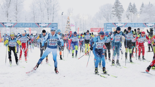 44-й Всероссийский массовый старт "Лыжня России" в Подмосковье