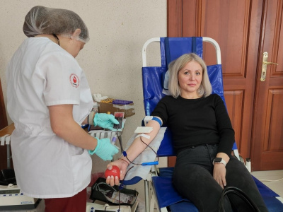 Акция по сдаче крови в Луховицах  