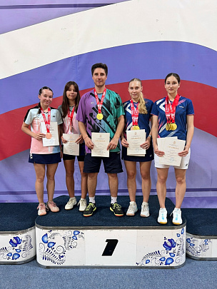 Коломенцы приняли участие в личном чемпионате Московской области по бадминтону