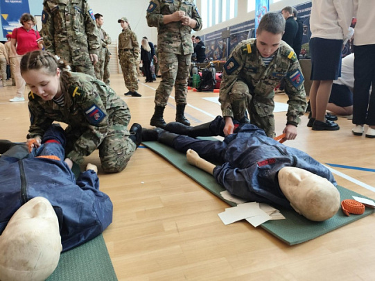 Воскресенские курсанты – призёры чемпионата Юнармии по оказанию первой помощи