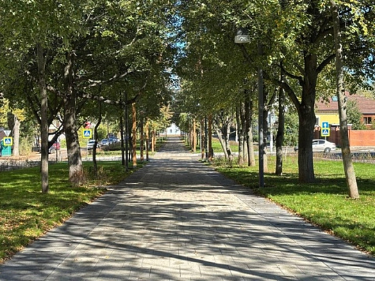 В Коломне завершилось благоустройство бульвара на улице Пионерской