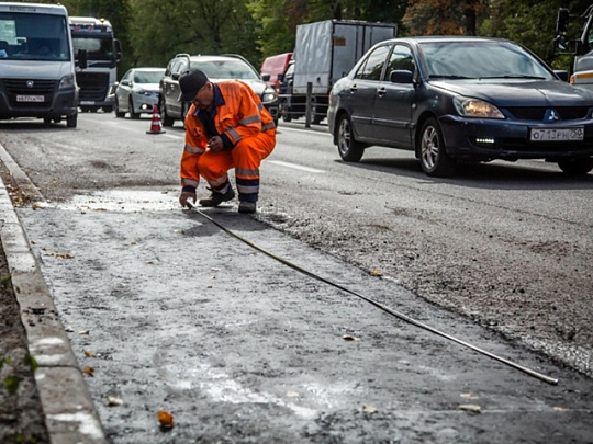 В Коломне и Луховицах выполнили ямочный ремонт дорог
