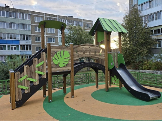 В микрорайоне Маршала Катукова установили новую площадку "Дендрология"