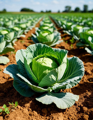 В Озёрах аграрии собрали более 17,5 тыс. т капусты