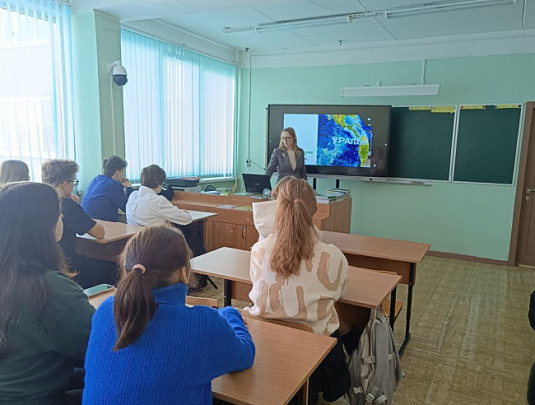 Филиал «ВМУ» провёл серию профориентационных уроков для школьников