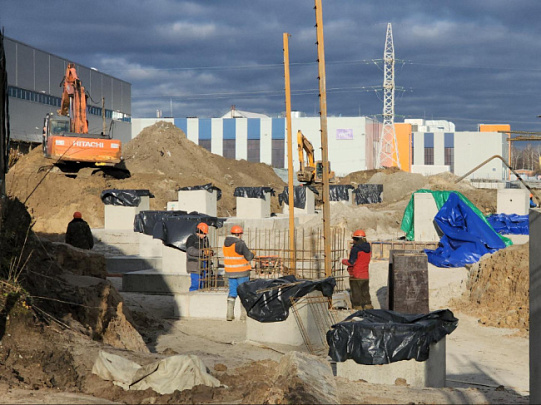 Строительство нового корпуса Егорьевской кондитерской фабрики