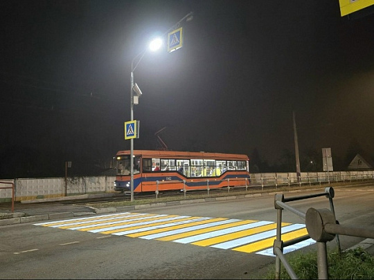 На улице Весенней пешеходный переход стал безопаснее