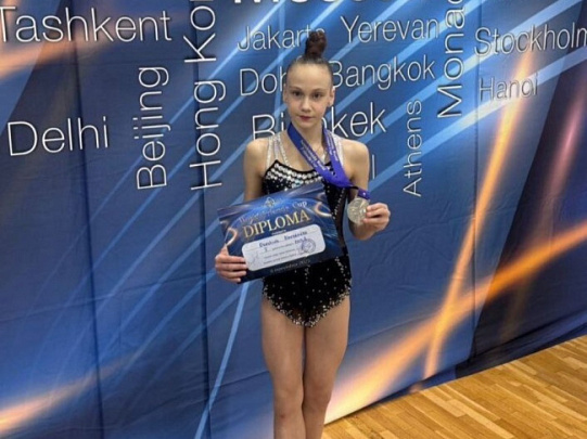 Серебряная медаль у егорьевской школьницы