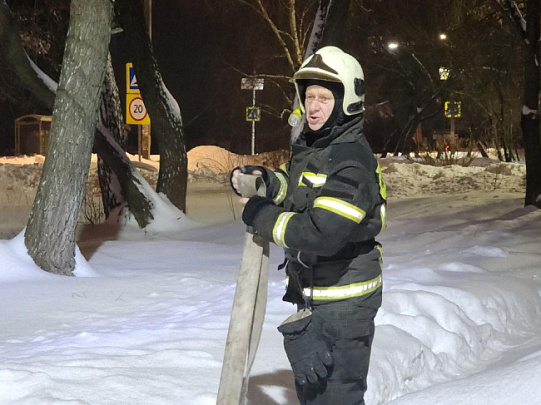 Луховицкие пожарные быстро справились с огнём в Красной Пойме