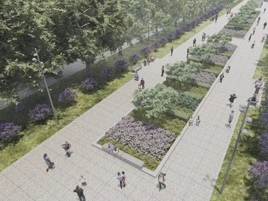 Каштановую аллею откроют в сентябре