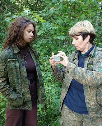 Члены школьного лесничества "Лесной дозор" готовятся к областному слёту