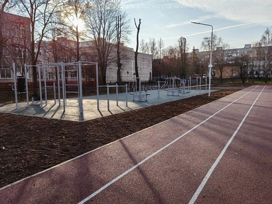 В Колычёве отремонтировали школьный стадион