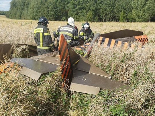 В Подмосковье разбился самолёт