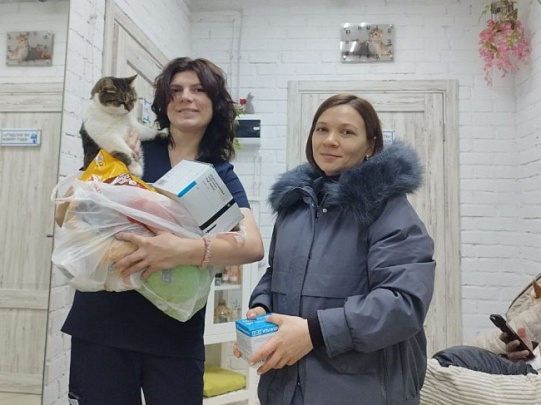 Молодёжный совет профсоюза Луховицкой больницы помогает животным  