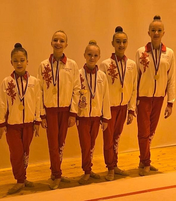 Коломенские спортсменки приняли участие в первенстве по художественной гимнастике