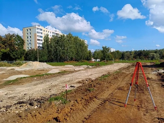 Школьный стадион в Коломне реконструируют