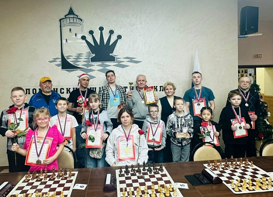В Коломне состоялся новогодний турнир по быстрым шахматам