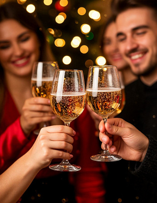 Правила употребления алкоголя в новогодние праздники